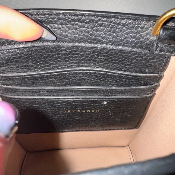 Tory Burch Black Blake Mini Shopper Crossbody Bag